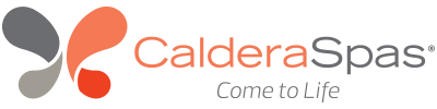 Logo CalderaSpas avec slogan Come to Life